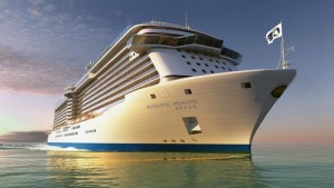 Die Majestic Princess wird derzeit für den chinesischen Markt gebaut. Ihre Jungfernsaision verbringt