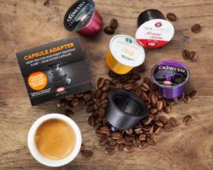 K-fee Kapsel-Adapter mit den unterschiedlichen Kapseln, Bildcredit: WIN CREATING IMAGES