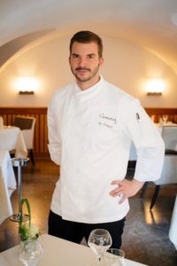 Florian Vogel freut sich über die Anerkennung vom Gault Millau