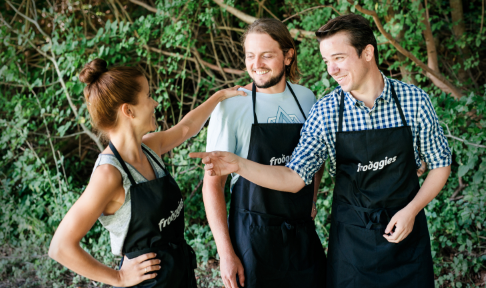 Die drei Founder Sarah, Philippe und Patrick