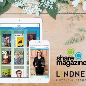 sharemagazines checkt in Lindner Hotels ein