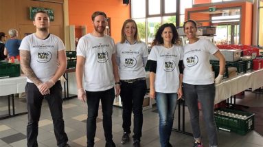 Das Team von der Ausgabestelle (Foto: Falk Bartels)