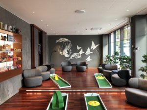 me and all hotel mainz Lounge