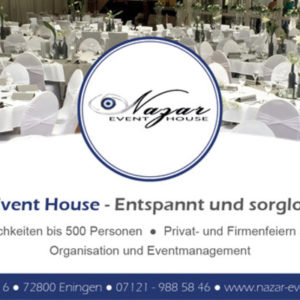 Reutlingen. Nazar Eventhouse ist auf Feiern und Events spezialisiert