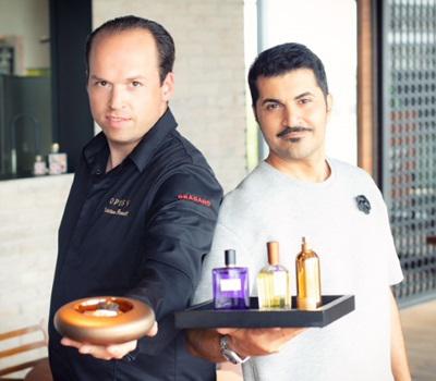 Tristan Brandt (links) und Reza Shari. Foto: Daniel Gold.