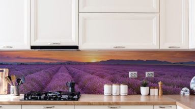 Küchen Poster Lavendel