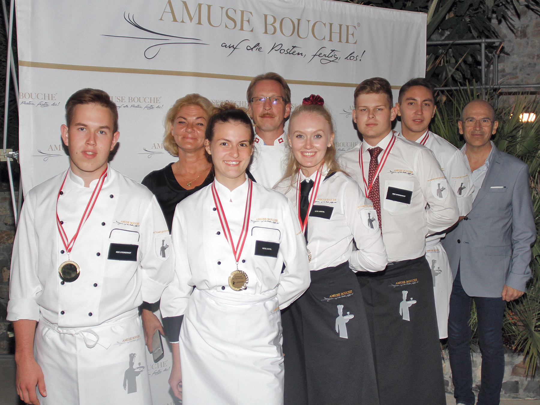 Staatsköche und Top-Lehrlinge in der Amuse Bouche-Villa