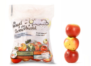 Wetteräpfel "Wetteräpfel" neu bei ALDI: Discounter verkaufen Äpfel mit Hagelschaden