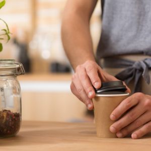 nachhaltige Kaffeebecher im Coffee to go Bereich