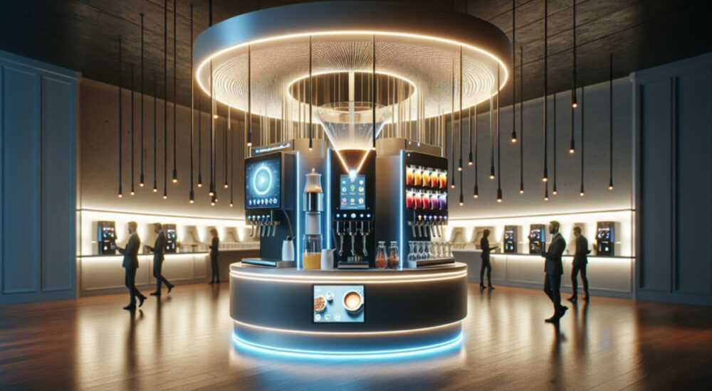 Moderne Heißgetränkespender